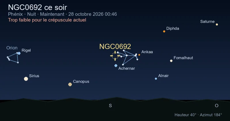 NGC0692 ce soir