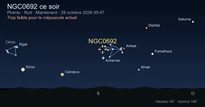 NGC0692 ce soir