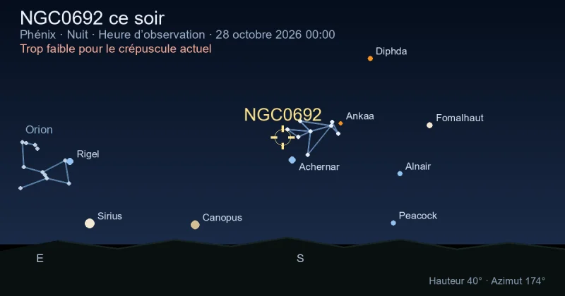NGC0692 ce soir