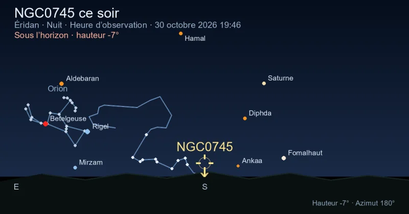 NGC0745 ce soir