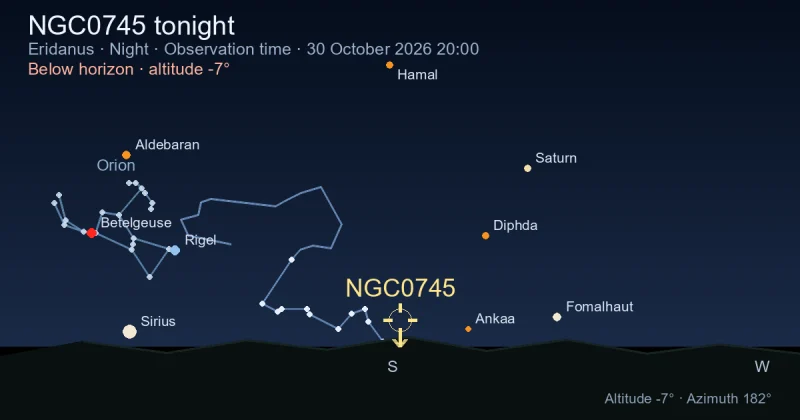 NGC0745 tonight