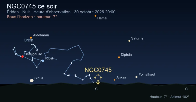 NGC0745 ce soir
