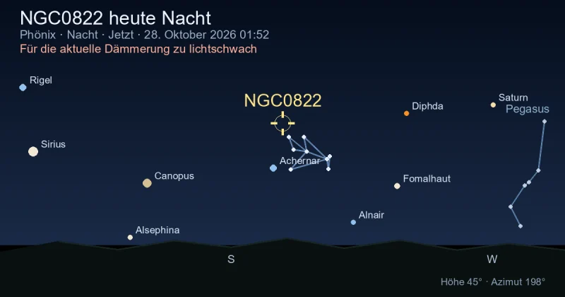 NGC0822 heute Nacht