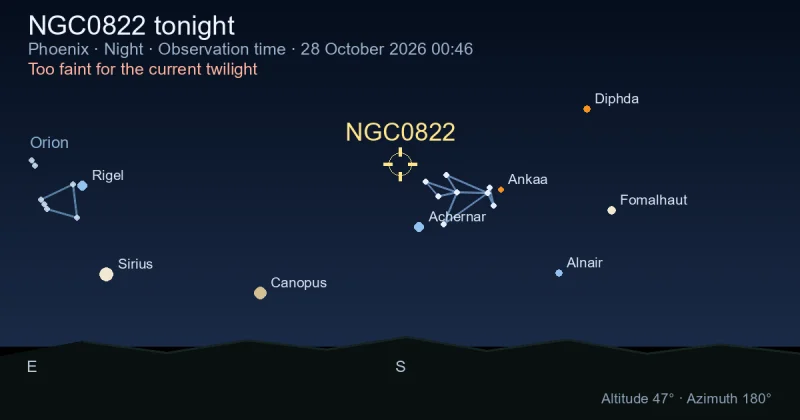 NGC0822 tonight