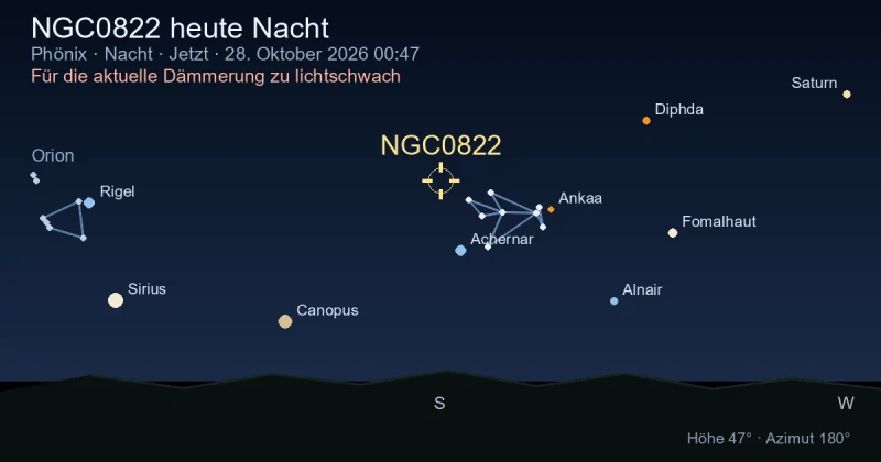 NGC0822 heute Nacht