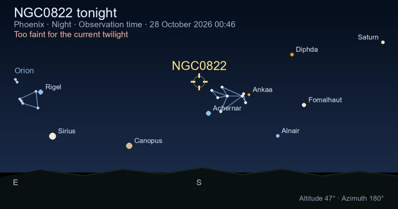 NGC0822 tonight