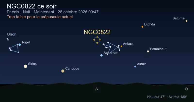 NGC0822 ce soir