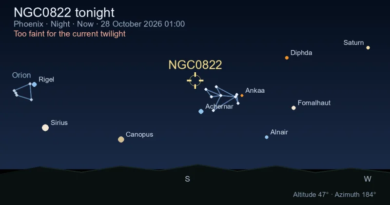 NGC0822 tonight