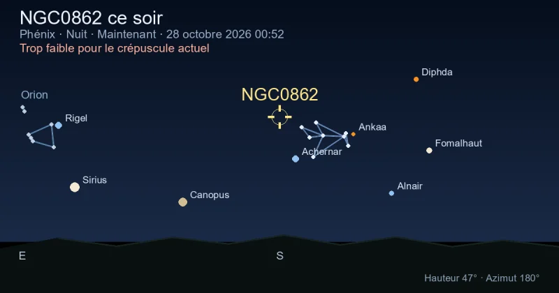 NGC0862 ce soir