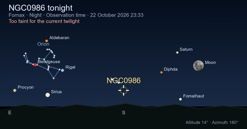 NGC0986 tonight