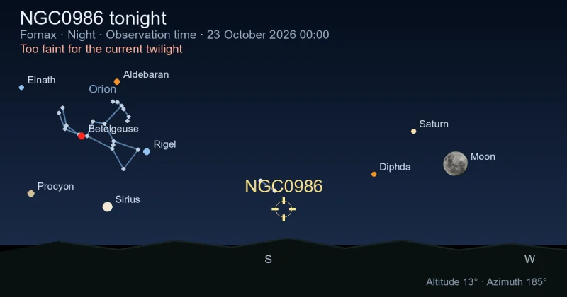 NGC0986 tonight