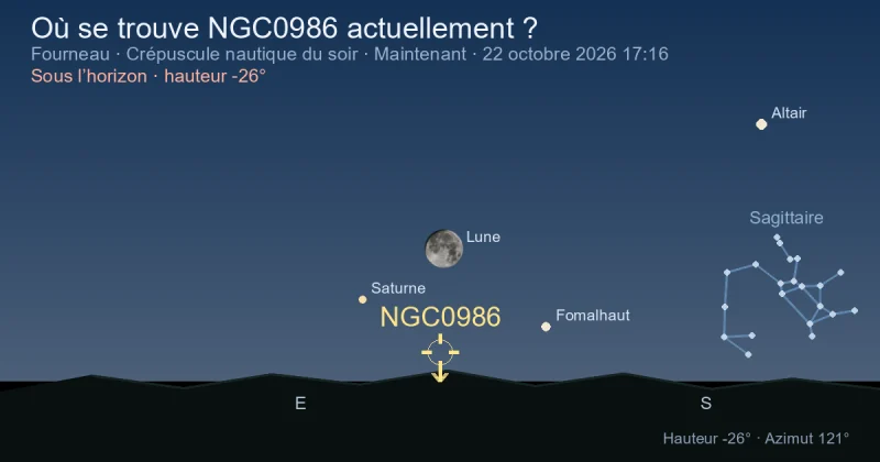 Où se trouve NGC0986 actuellement ?