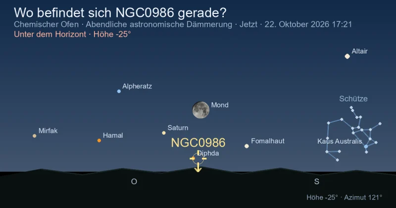 Wo befindet sich NGC0986 gerade?