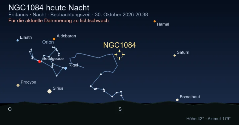 NGC1084 heute Nacht