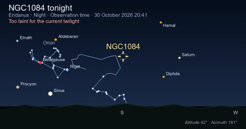 NGC1084 tonight
