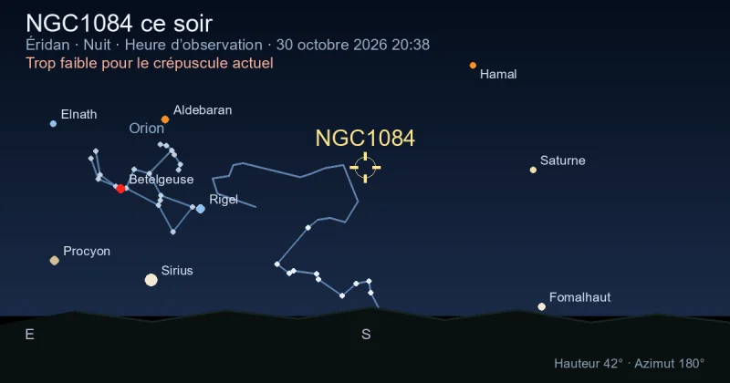 NGC1084 ce soir