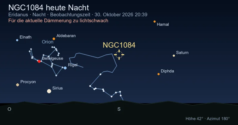 NGC1084 heute Nacht