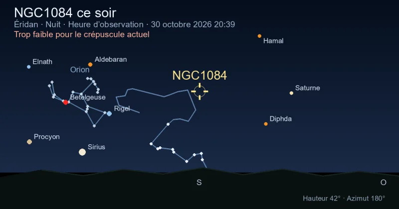 NGC1084 ce soir