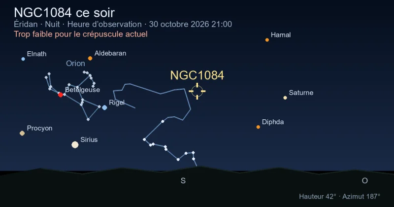 NGC1084 ce soir