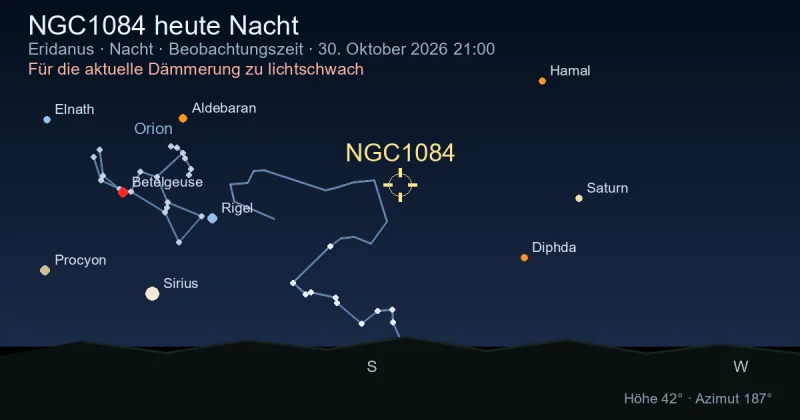 NGC1084 heute Nacht