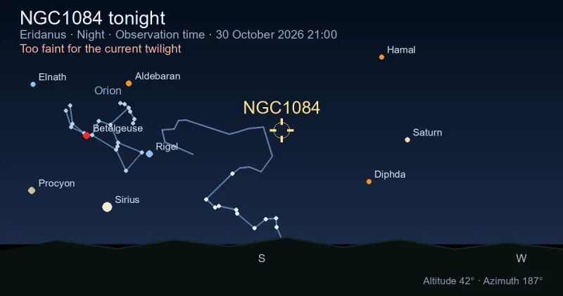 NGC1084 tonight