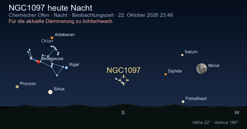 NGC1097 heute Nacht