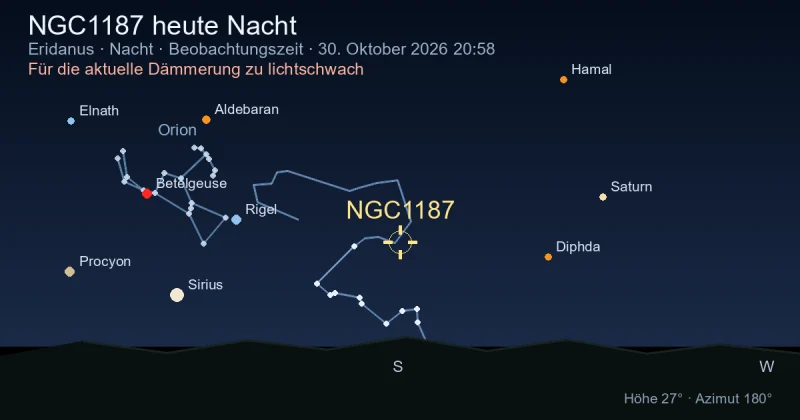 NGC1187 heute Nacht
