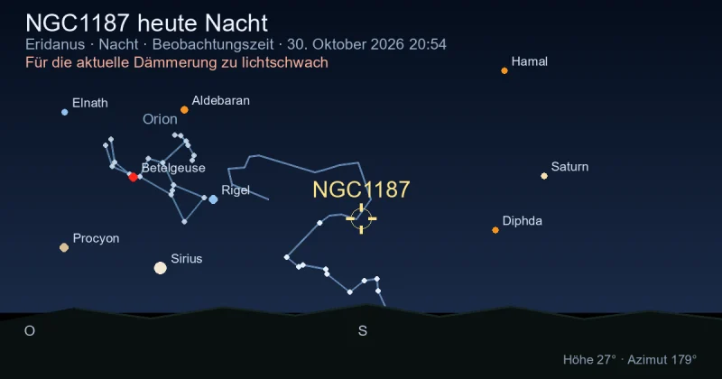 NGC1187 heute Nacht