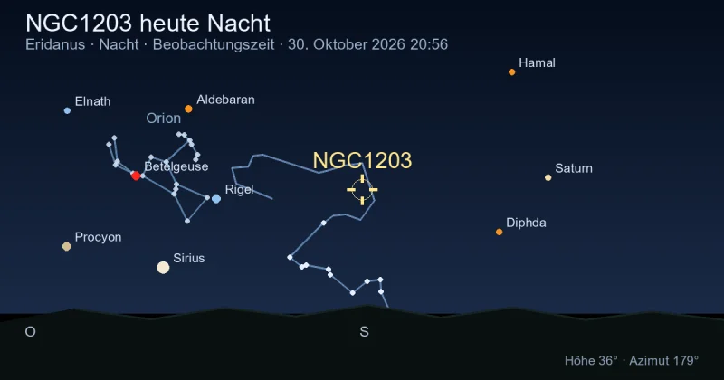 NGC1203 heute Nacht
