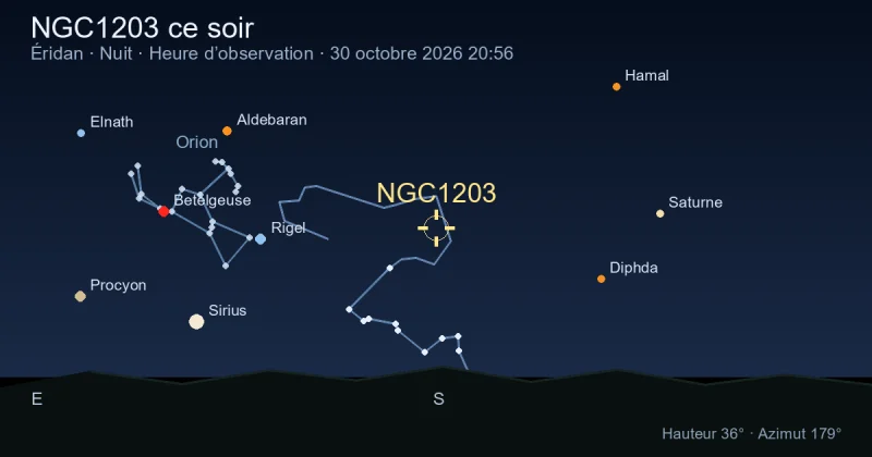 NGC1203 ce soir