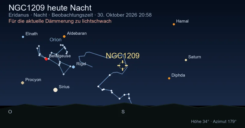 NGC1209 heute Nacht