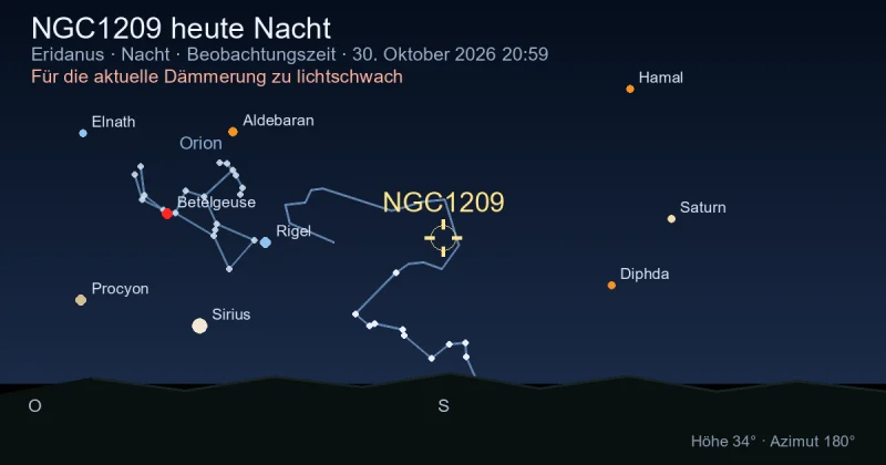 NGC1209 heute Nacht