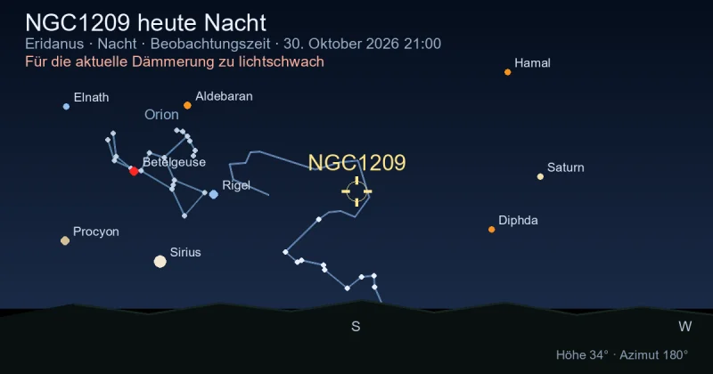 NGC1209 heute Nacht
