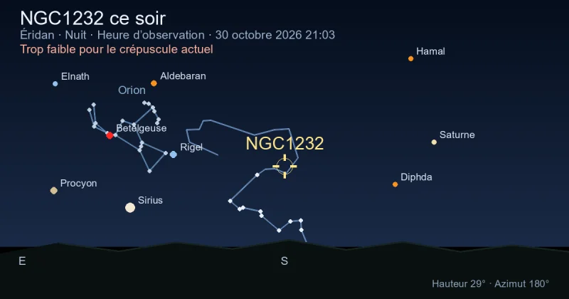NGC1232 ce soir