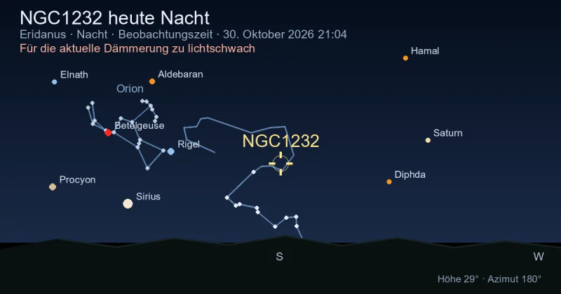 NGC1232 heute Nacht