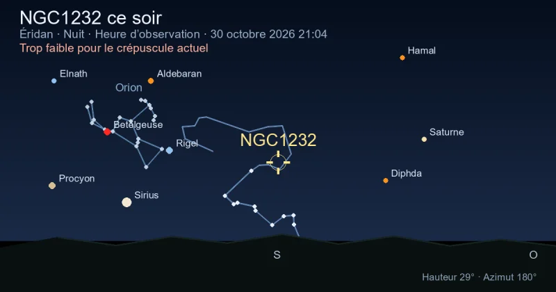 NGC1232 ce soir