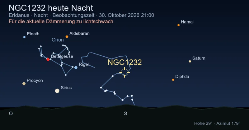 NGC1232 heute Nacht