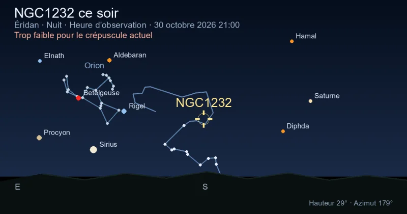 NGC1232 ce soir