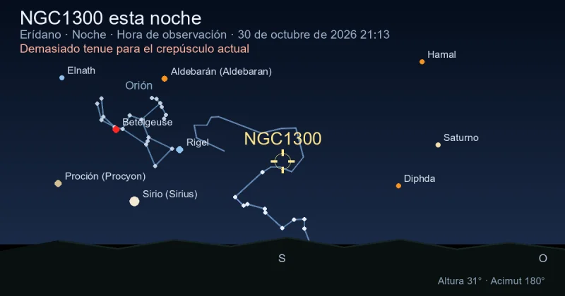 NGC1300 esta noche