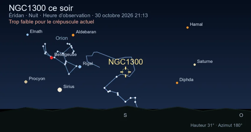 NGC1300 ce soir