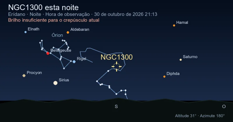 NGC1300 esta noite