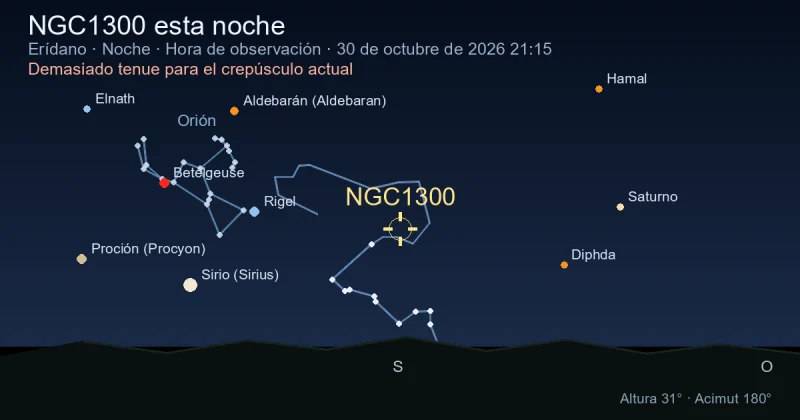 NGC1300 esta noche