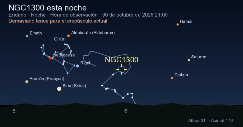 NGC1300 esta noche