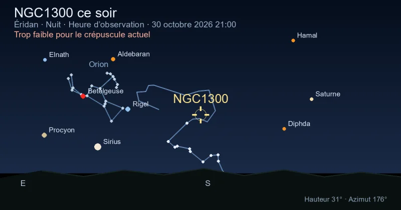 NGC1300 ce soir