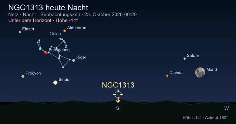 NGC1313 heute Nacht