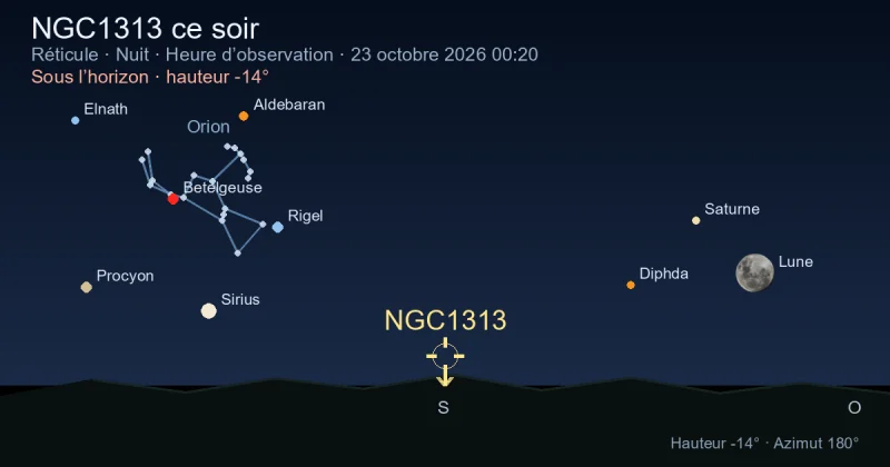 NGC1313 ce soir