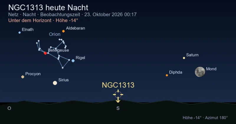 NGC1313 heute Nacht