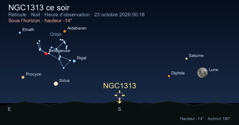 NGC1313 ce soir