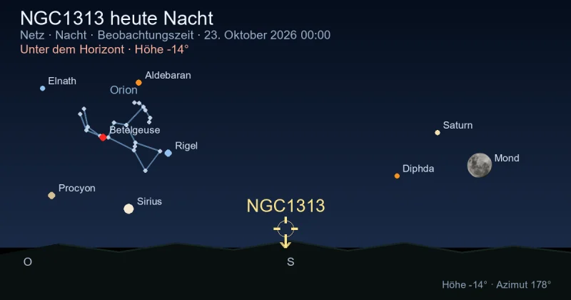 NGC1313 heute Nacht