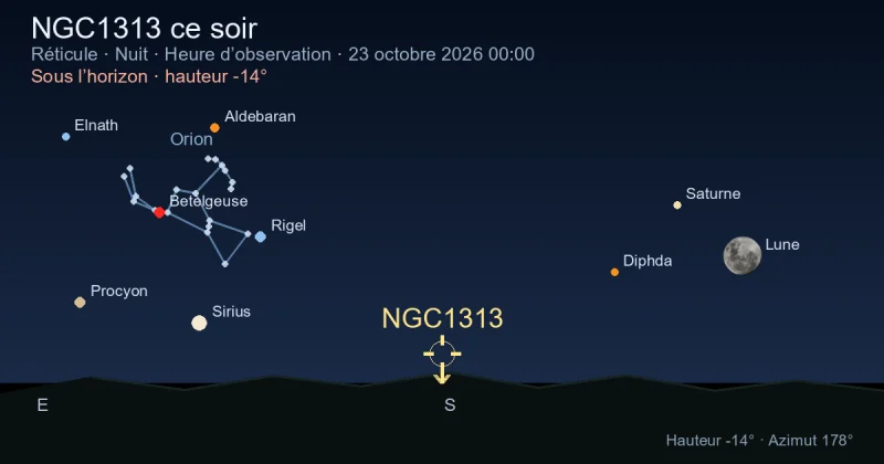 NGC1313 ce soir